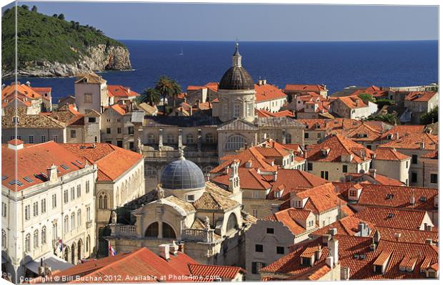 Dubrovnik History and Beauty Canvas Print by Bill Buchan