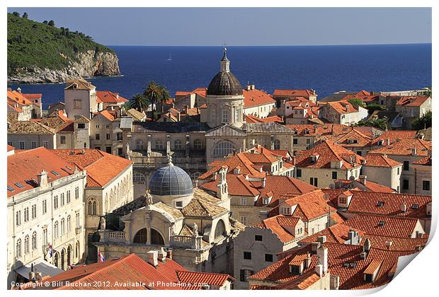 Dubrovnik History and Beauty Print by Bill Buchan