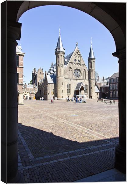 Knights Hall - Ridderzaal Canvas Print by Ankor Light