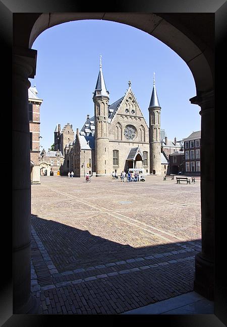 Knights Hall - Ridderzaal Framed Print by Ankor Light
