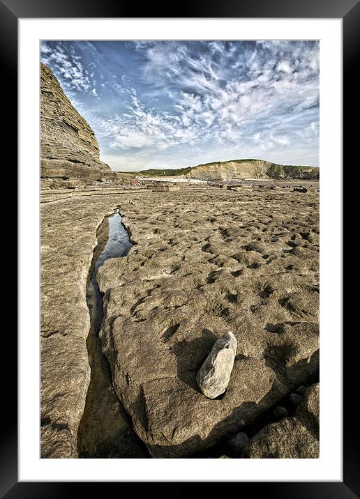 Southerndown Beach Framed Mounted Print by Tony Bates