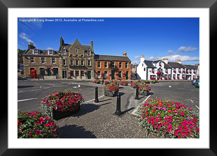 Melrose, Scotland Framed Mounted Print by Craig Brown