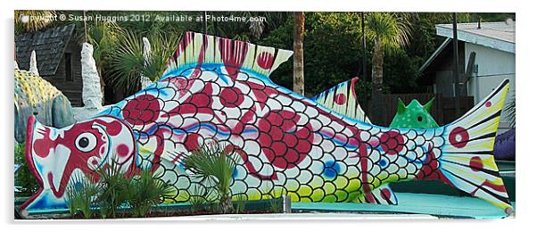 Supersized Fish Acrylic by Susan Medeiros