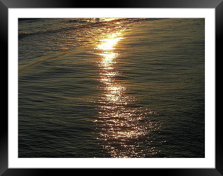 Sparkle Sunrise Framed Mounted Print by Susan Medeiros