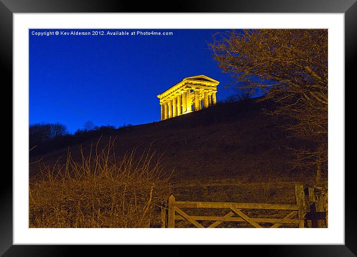 Penshaw Monument Framed Mounted Print by Kev Alderson