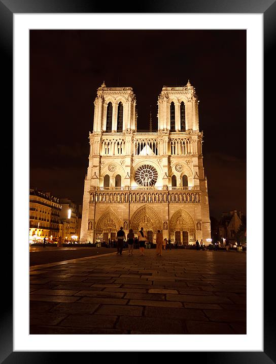 Notre Dame de Paris Framed Mounted Print by Ankor Light