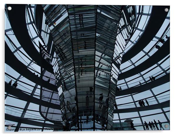 Reichstag dome Acrylic by Jo Beerens