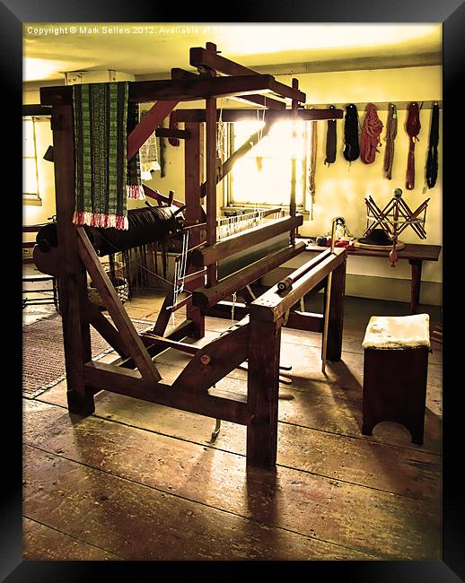 Loom Room Sepia Framed Print by Mark Sellers