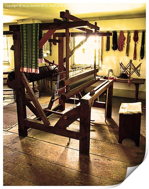 Loom Room Sepia Print by Mark Sellers