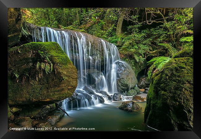 The Valley's Floor Framed Print by Mark Lucey