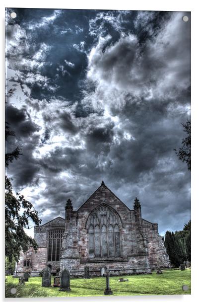 St Andrew`s Church,Greystoke, Cumbria Acrylic by Gavin Wilson