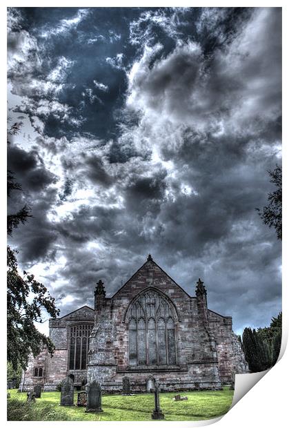 St Andrew`s Church,Greystoke, Cumbria Print by Gavin Wilson