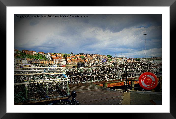 Working Harbour Framed Mounted Print by Laura McGlinn Photog