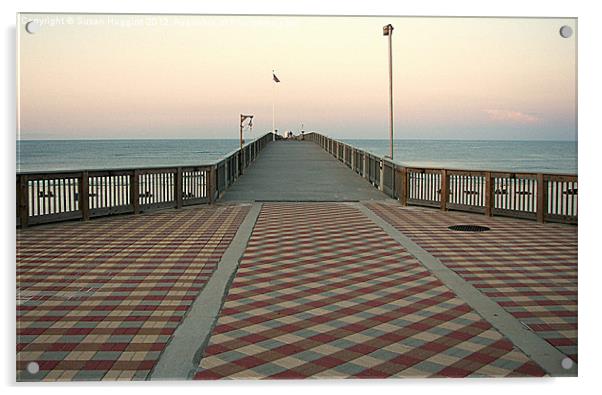 Pier Boardwalk Acrylic by Susan Medeiros