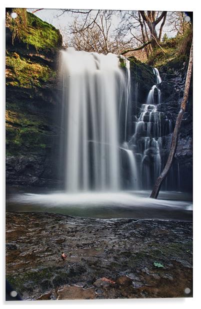 Sgwd y Pannwr, Waterfall Country Acrylic by Steve JamesSteveJ