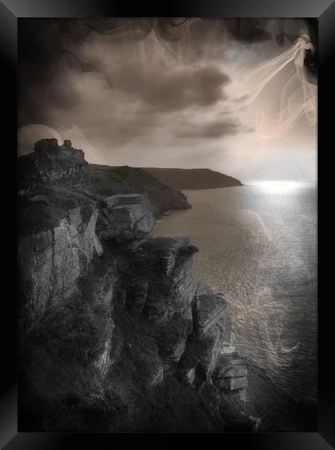 Spirits of Valley of The Rocks Framed Print by Mike Gorton
