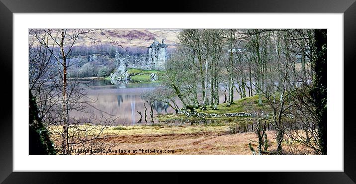 Kilchurn Castle in Winter Framed Mounted Print by Jacqui Mould
