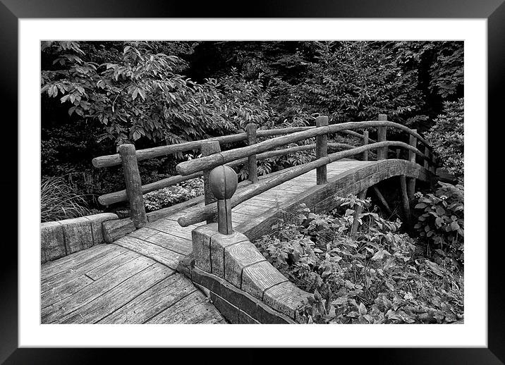 The Wooden Bridge Framed Mounted Print by Jay Lethbridge