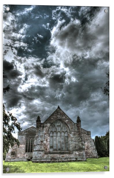 St Andrew`s Church, Greystoke, Cumbria Acrylic by Gavin Wilson