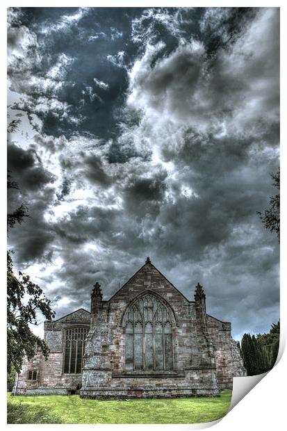 St Andrew`s Church, Greystoke, Cumbria Print by Gavin Wilson