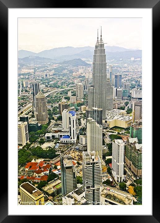 Kuala Lumpur Skyline Framed Mounted Print by Ankor Light