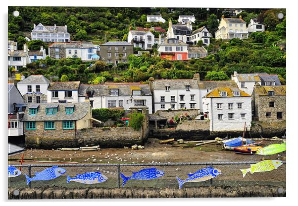 Polperro, Cornwall Acrylic by Jason Connolly