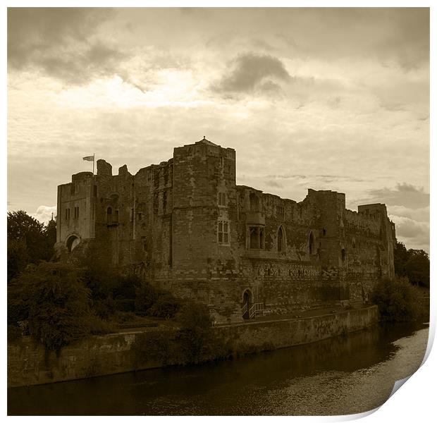 Newark Castle Print by Rebecca  Young