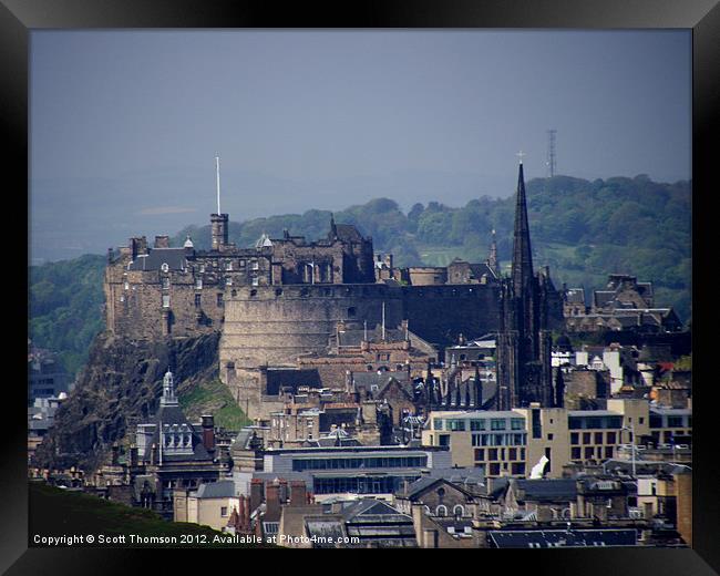 Edinburgh Framed Print by Scott Thomson