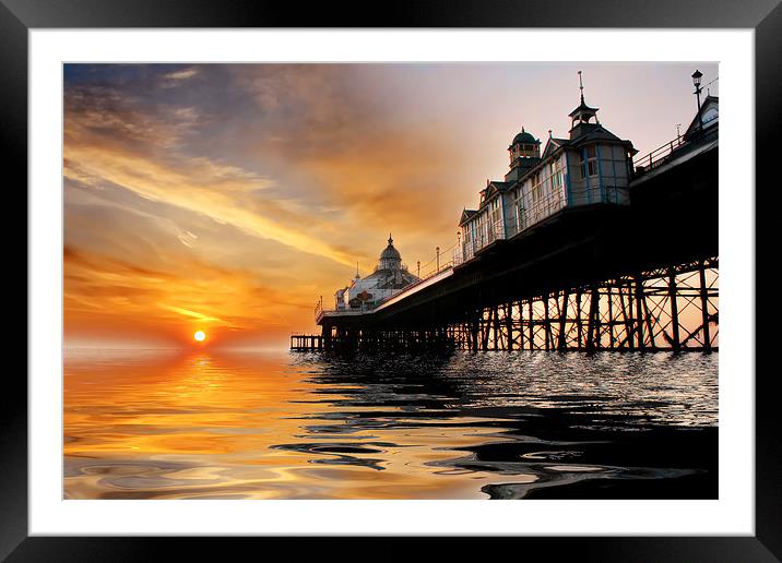 Eastbourne Pier Sunrise Framed Mounted Print by Phil Clements
