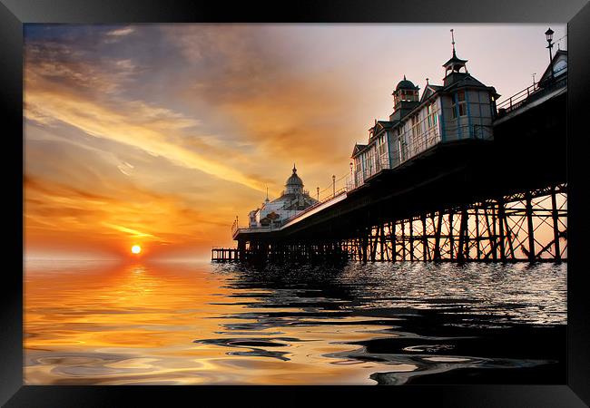 Eastbourne Pier Sunrise Framed Print by Phil Clements