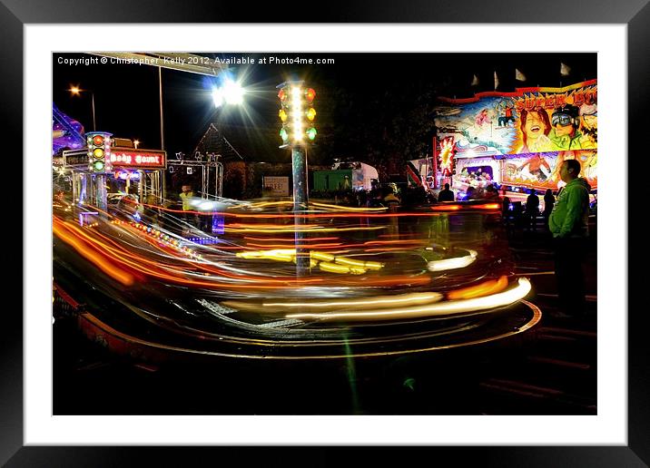 Fun at the Fair Framed Mounted Print by Christopher Kelly