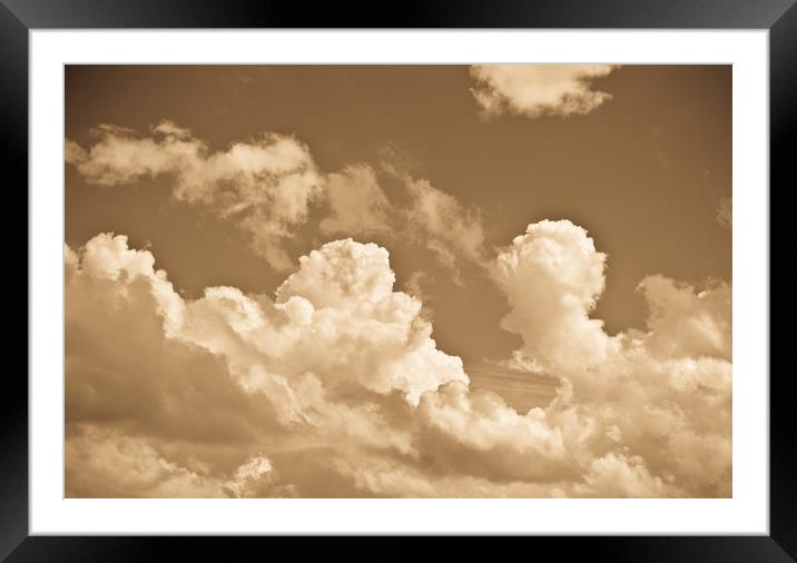 English Summer Sky Framed Mounted Print by David Pyatt
