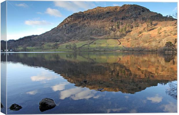 Rydal Reflections Canvas Print by Paul McKenzie