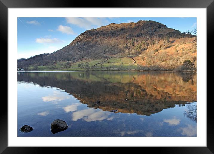 Rydal Reflections Framed Mounted Print by Paul McKenzie