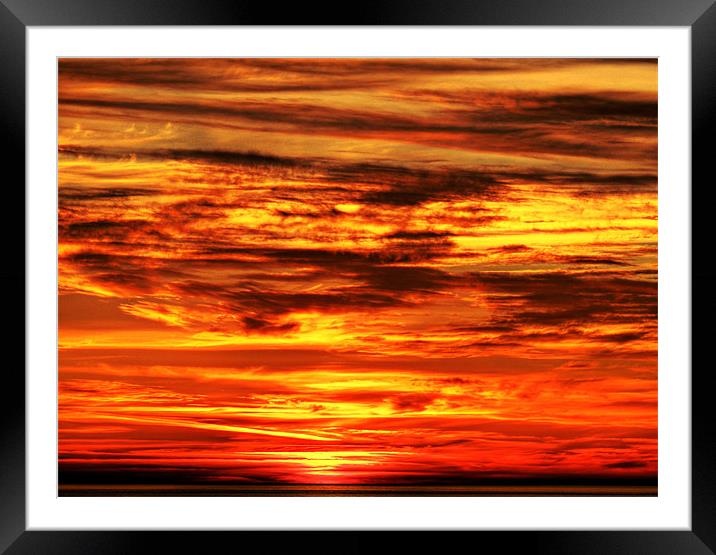 Waiting for the Sun Framed Mounted Print by Mark Pritchard