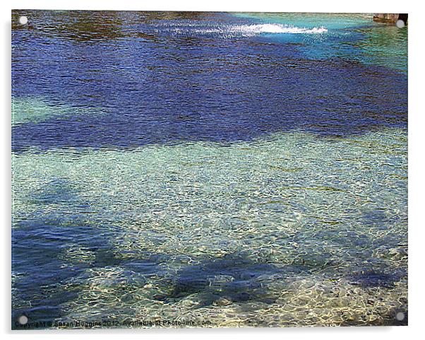 Blue Springs Vent Acrylic by Susan Medeiros