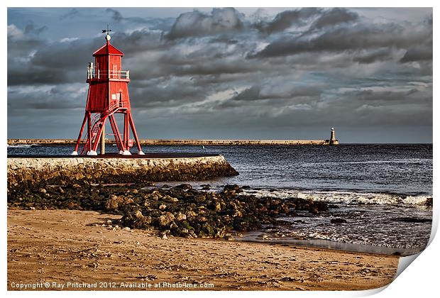 Lighthouses Print by Ray Pritchard