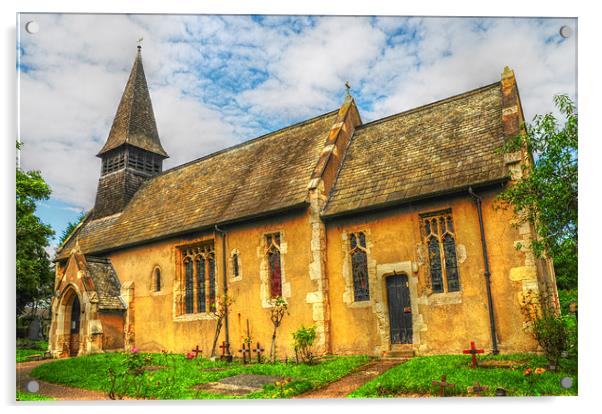 The Church Acrylic by stephen walton