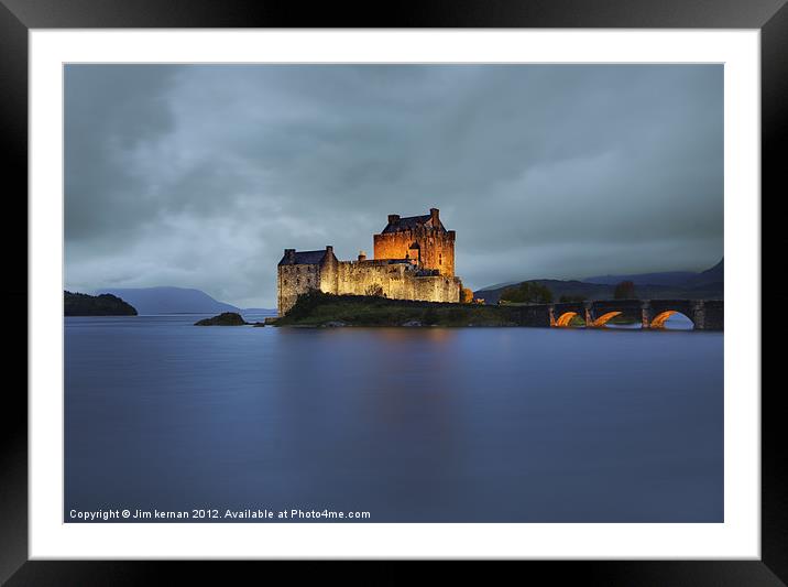 Eilean Donan Castle Framed Mounted Print by Jim kernan