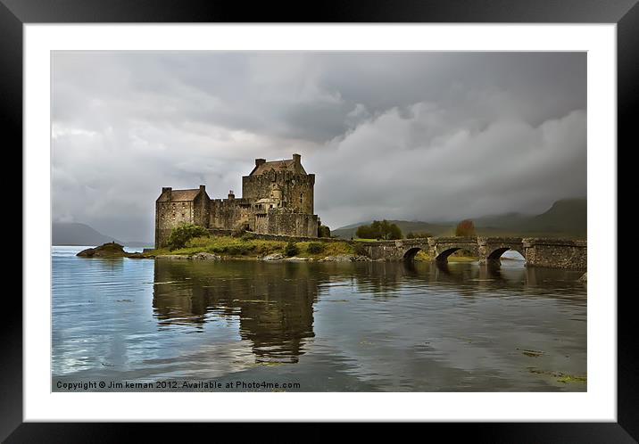 Eilean Donan Castle 2 Framed Mounted Print by Jim kernan