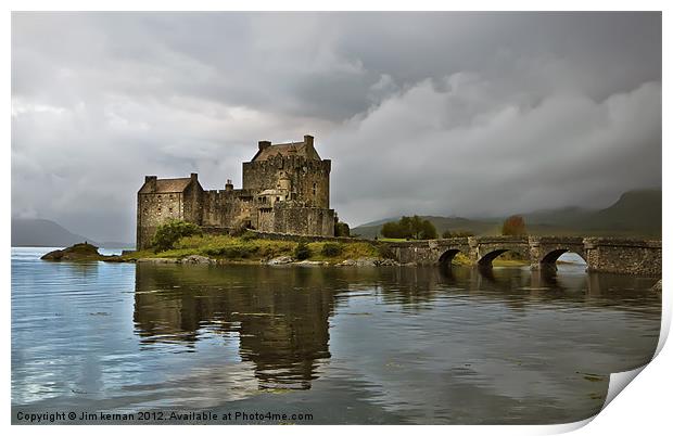 Eilean Donan Castle 2 Print by Jim kernan