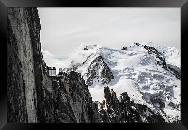 Mount Blanc Framed Print by Cristian Mihaila