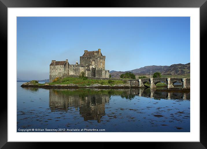 Eilean Donan Castle Scotland Framed Mounted Print by Gillian Sweeney