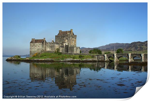 Eilean Donan Castle Scotland Print by Gillian Sweeney