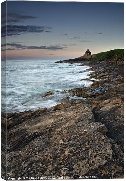 The Old Bathing House Canvas Print by Martin Appleby