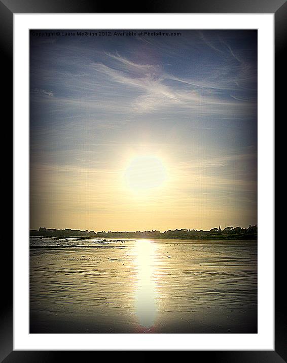 Wisping Clouds Framed Mounted Print by Laura McGlinn Photog