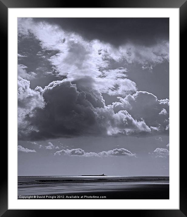 Clouds Gathering Framed Mounted Print by David Pringle