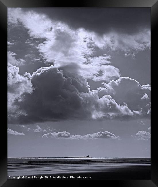 Clouds Gathering Framed Print by David Pringle