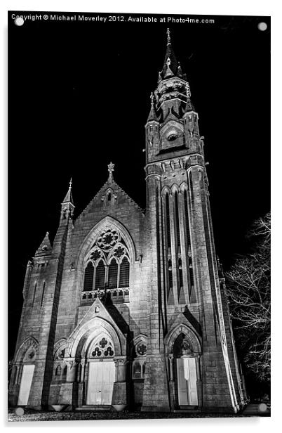 Queens Cross Church, Aberdeen Acrylic by Michael Moverley