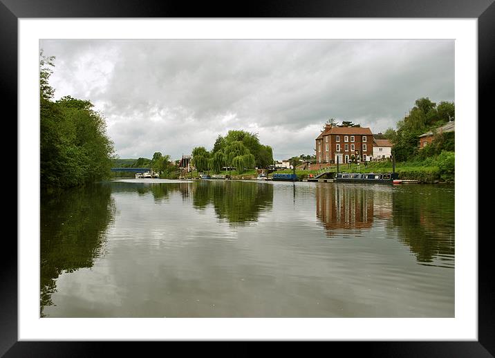 Approaching Stourport Framed Mounted Print by graham young